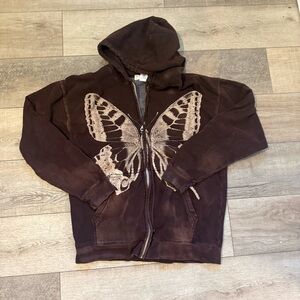 Butterfly zip up